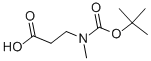 3-(Methylamino)propanoic acid, N-BOC protected